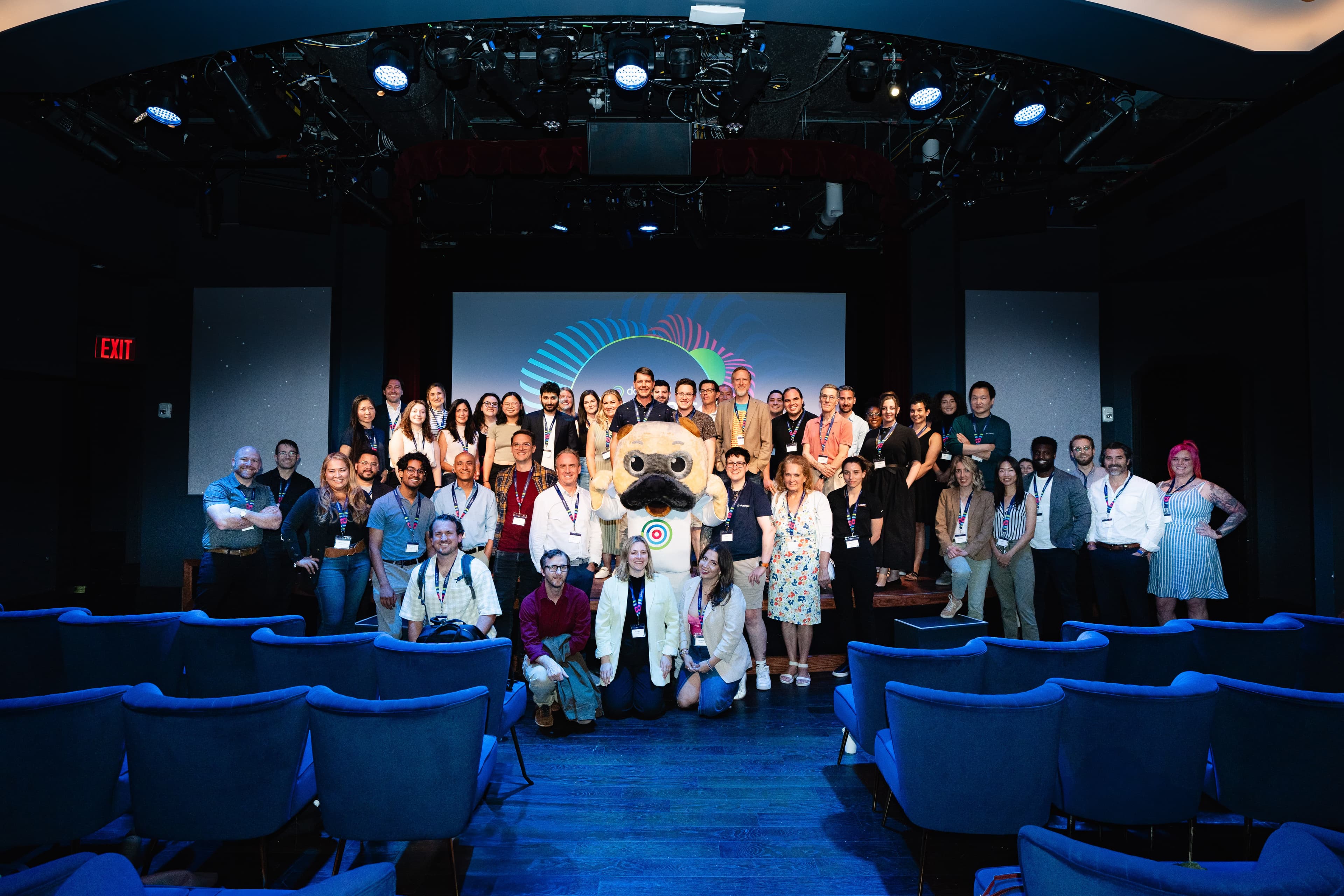 Wide room coverage of a packed corporate event